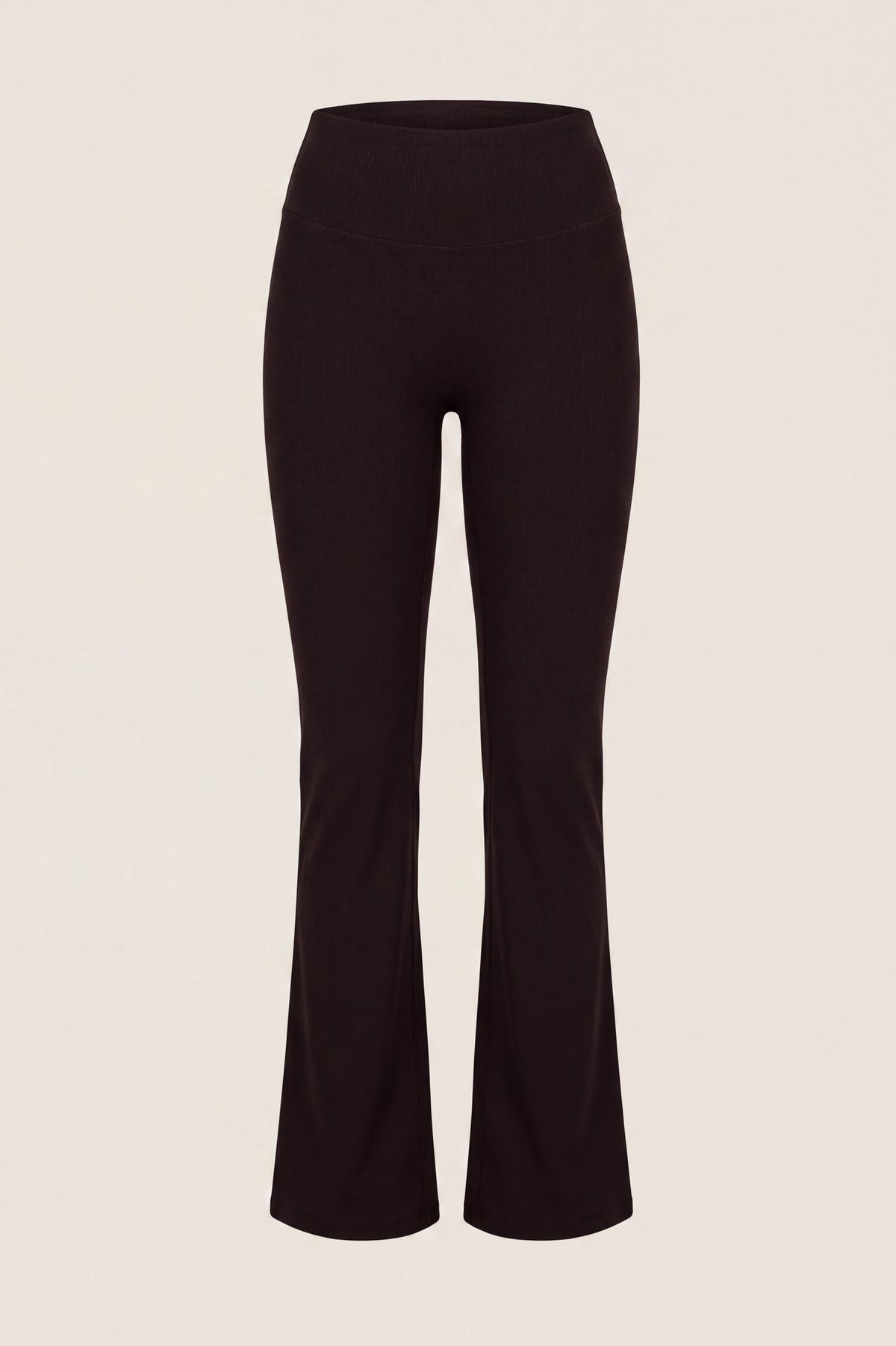 Routine Flared Pants in Dark Mocha - flat lay
